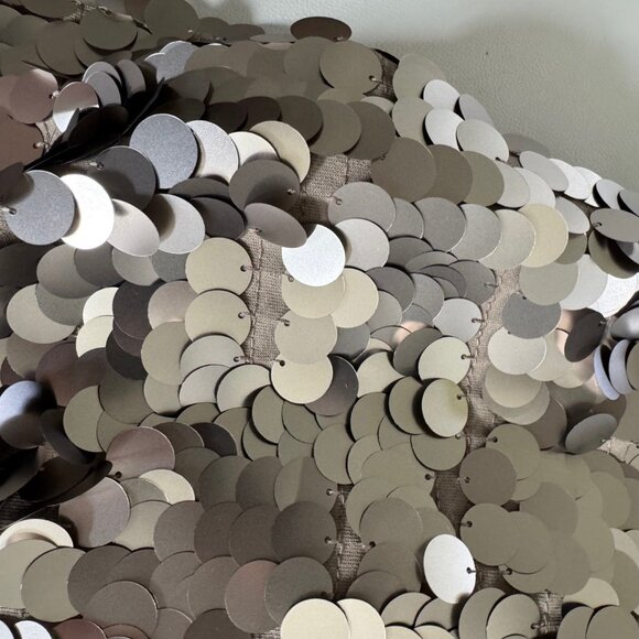 New with tags J Crew Collection Pailette Mini Skirt- Bronze - Picture 5 of 11